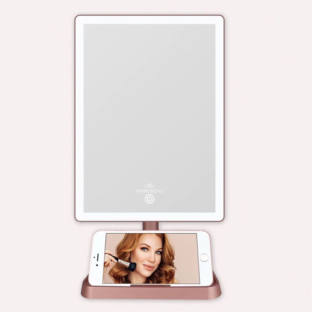 Charmed Tri-Tone LED Makeup Mirror